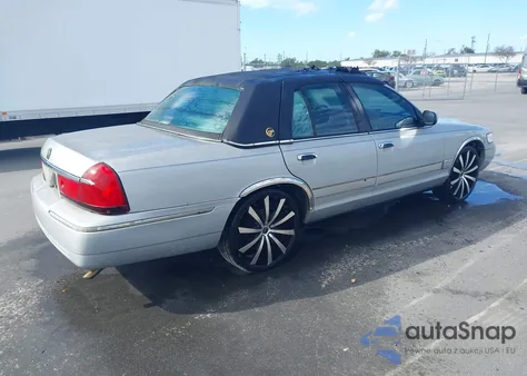 2001 Mercury Grand Marquis Gs z USA, uszkodzony, nr VIN 2MEFM74W81X690667